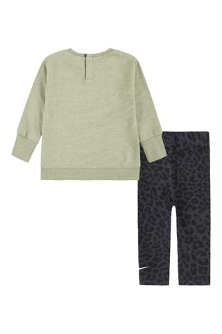 Sweat et legging - Vert olive et noir