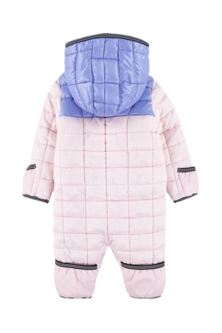 Combinaison à capuche - Rose et bleu cobalt