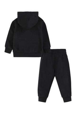 Sweat à capuche et pantalon polaires - Noir