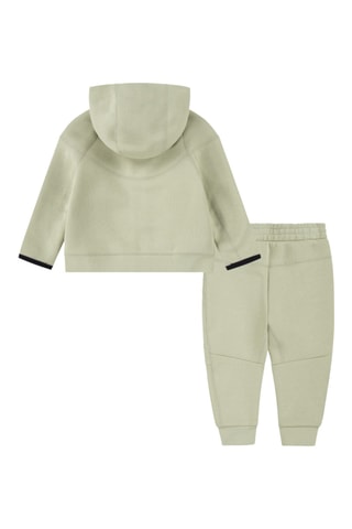 Sweat à capuche et pantalon polaires - Vert olive