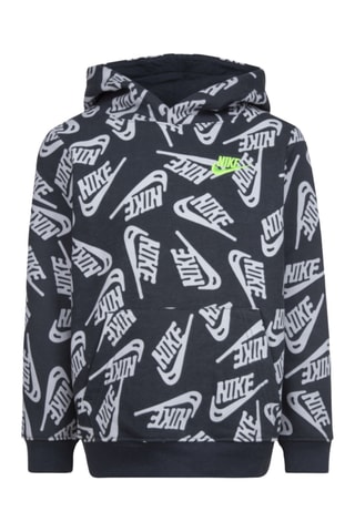 Sweat à capuche polaires - Gris foncé et écru