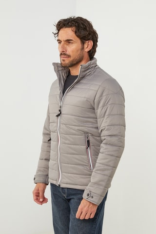 Gewatteerde Jas - Grijs