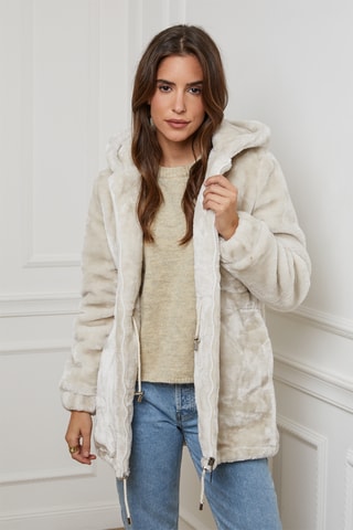 Jasje met Capuchon - Ecru