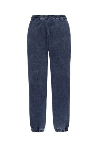 Fleece Joggingbroek - Wit en Blauw