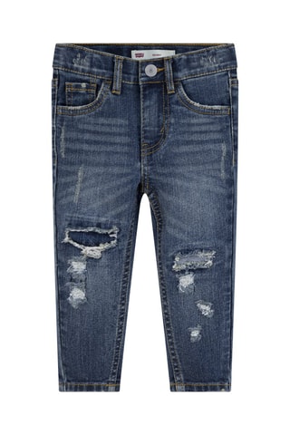 Jeans - Wit, rood en blauw