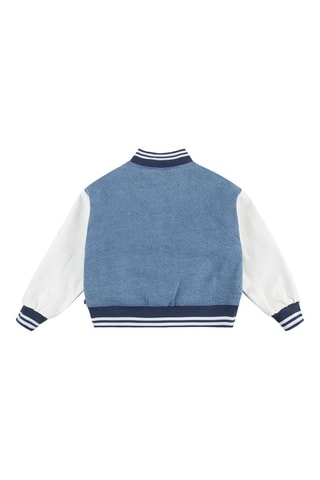 Spijkerjasje - Wit en blauw