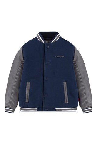 Baseball Jasje - Marineblauw en Grijs