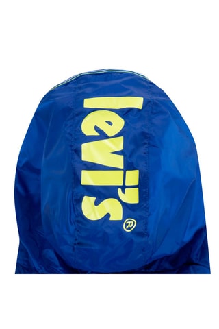 Windjack met Capuchon Blauw