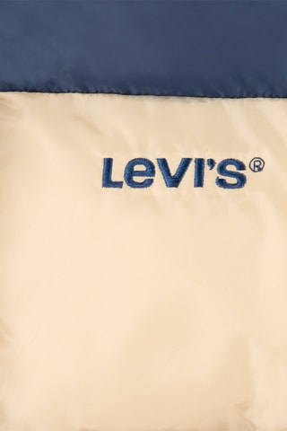 Gewatteerde Jas met Capuchon - Marineblauw en bordeauxrood