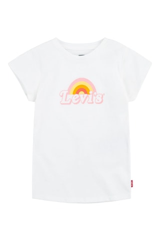 T-shirt - Wit, rood, geel en roze