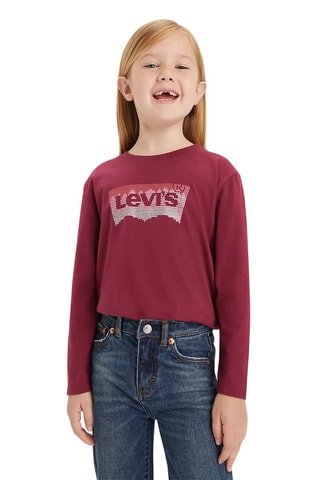 Biologisch Katoenen T-shirt - Bordeauxrood