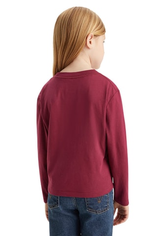 Biologisch Katoenen T-shirt - Bordeauxrood