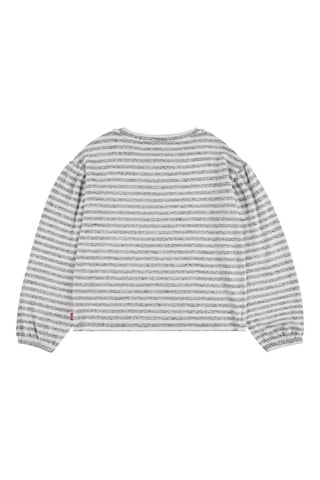 T-shirt - Wit en grijs