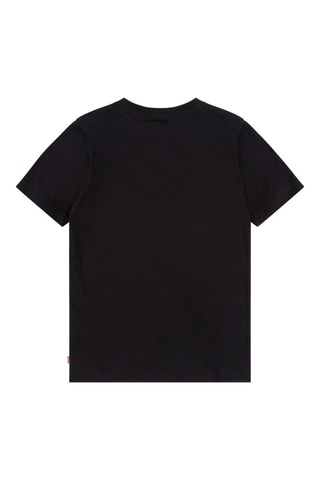 T-shirt - wit, zwart, blauw en geel