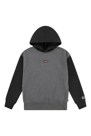 Sweater met Capuchon - Zwart en grijs