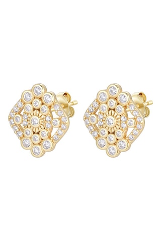 Boucles d'oreilles - Argent plaqué or jaune