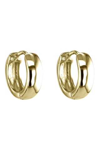 Créoles Argent doré à l'or fin jaune