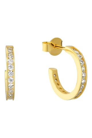 Créoles - Argent doré à l'or fin jaune