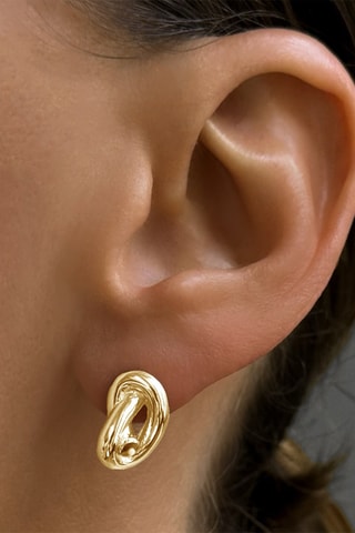Boucles d'oreilles - Argent plaqué or jaune