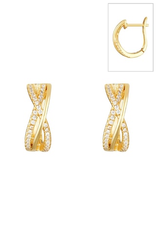 Créoles - Argent plaqué or jaune