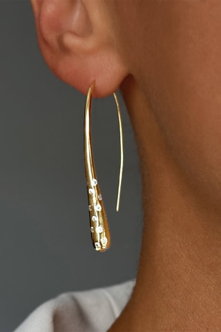 Boucles d'oreilles - Argent plaqué or jaune