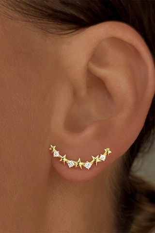 Boucles d'oreilles - Argent plaqué or jaune