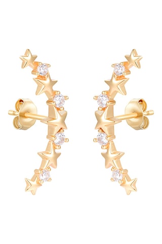 Boucles d'oreilles - Argent plaqué or jaune