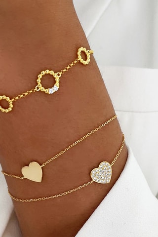 Bracelet - Argent plaqué or jaune