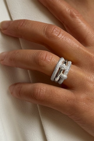 Bague - Argent et zircons
