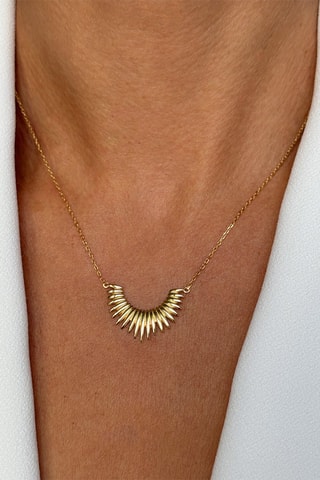 Collier - Argent plaqué or jaune