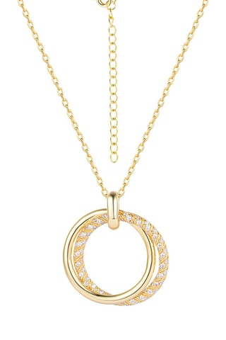 Collier - Argent plaqué or jaune