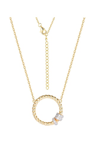 Collier - Argent plaqué or jaune