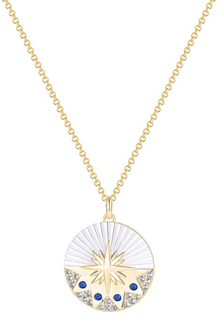 Collier - Argent plaqué or jaune et argent