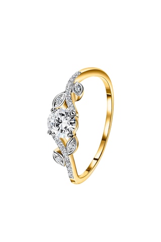 Bague - Argent doré à l'or jaune
