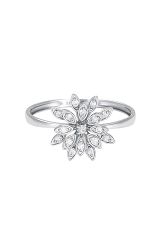 Bague Bouquet - Witgoud en Diamanten