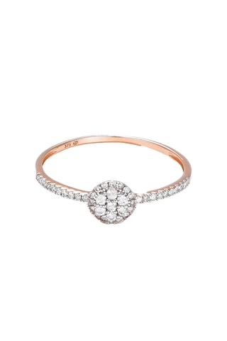 Verlovingsring Côme - Roségoud en Diamanten