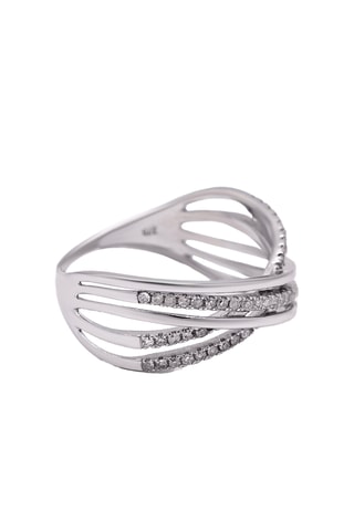 Bague Lampang - Witgoud en Diamanten