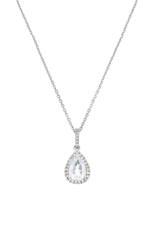 Hanger Forlia - Witgoud, Diamanten en Topaas