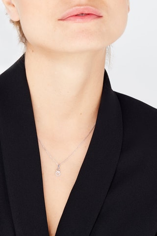 Hanger Dakira - Witgoud en Diamanten