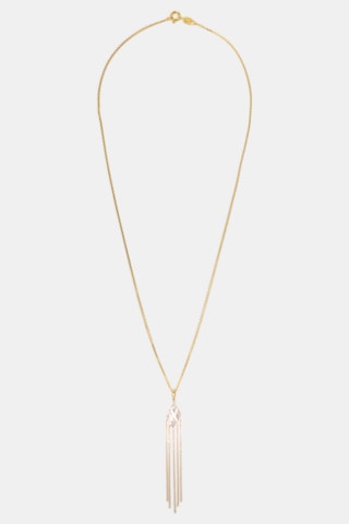 Hanger Ambre - Geelgoud en Diamanten