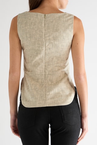 Top sans manches - Beige