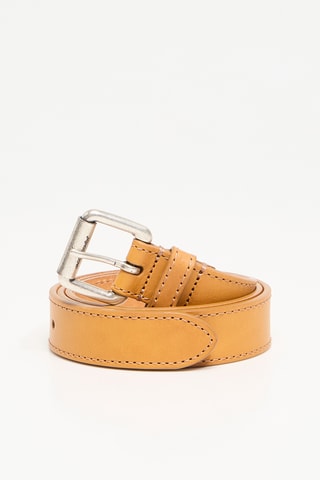 Ceinture en cuir - Marron clair