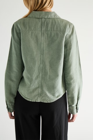 Chemise en lin - Vert kaki