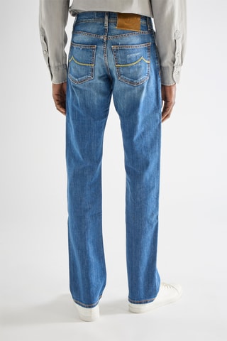 Jean en lin - Bleu clair