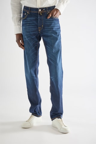 Pantalon en lin - Bleu