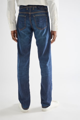 Pantalon en lin - Bleu