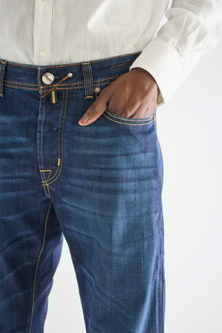 Pantalon en lin - Bleu