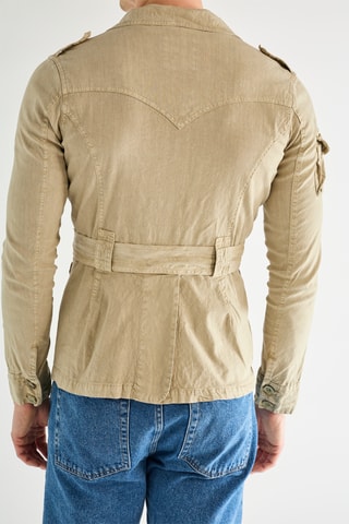 Saharienne en lin - Beige