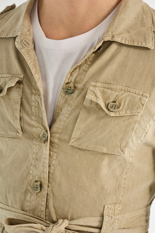 Saharienne en lin - Beige