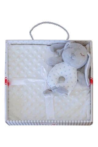 Deken Liso met Knuffel 
Beige - Vanaf de Geboorte - 80 x 110 cm